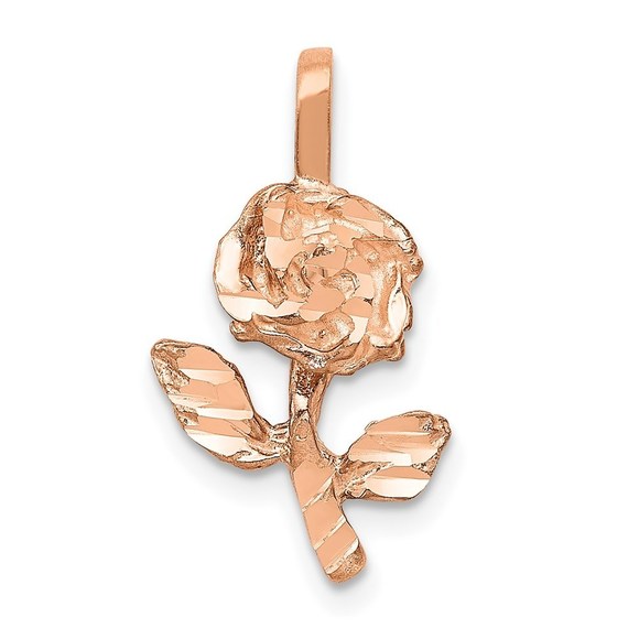 14k Rose-Gold Rose Charm,All Products : American Fashion Style Bags On Sale 14k Rose-Gold Rose Charm,All Products : American Fashion Style Bags On Sale